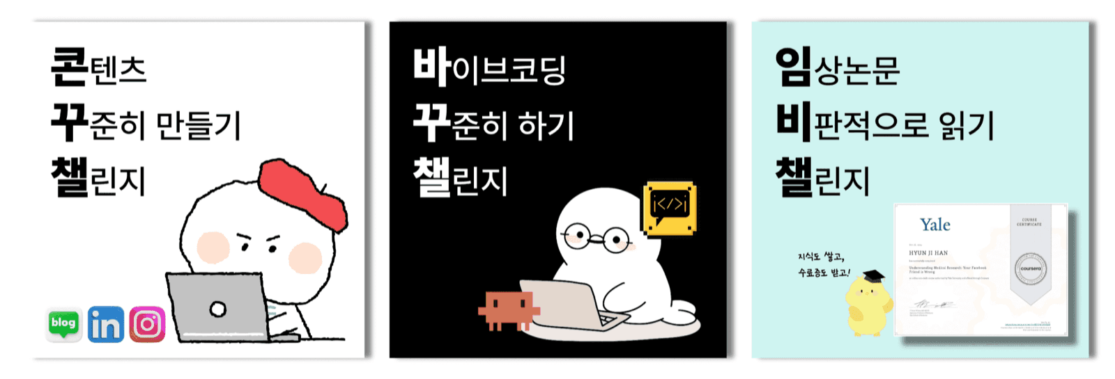 9월 오픈이 확정된 약토피아 챌린지 목록